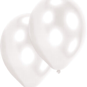 10 Ballons Standard weiß