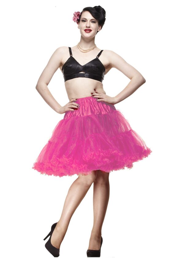 Petticoat kurz hotpink Gr. L/XXL