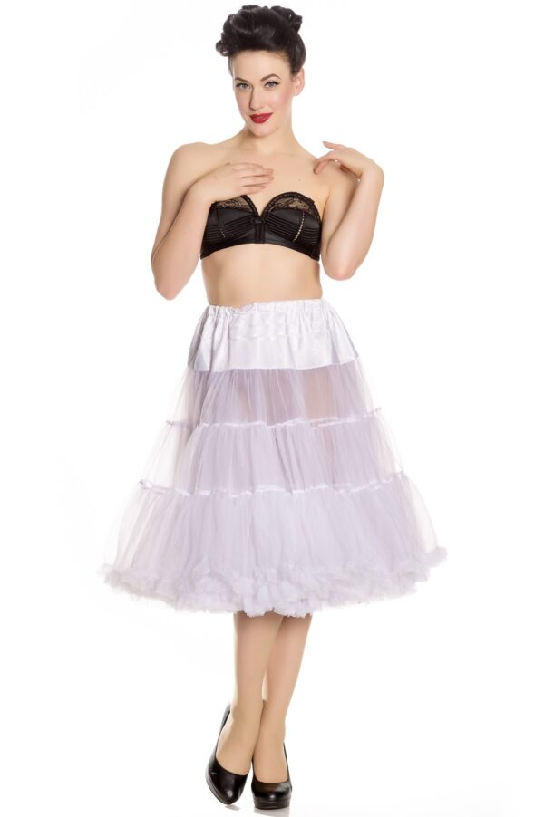 Petticoat lang weiß Gr. L/XXL