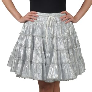 Petticoat de Luxe silbermetallic