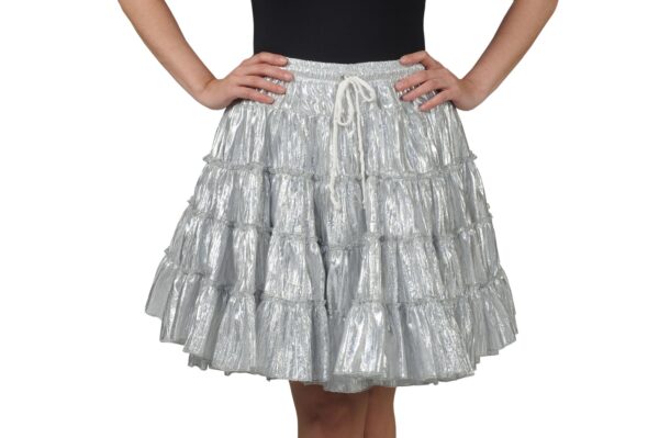 Petticoat de Luxe silbermetallic