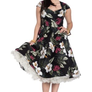 Hell Bunny Kleid Kalei 50s Black