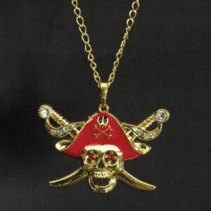 Kette mit Piratenkopf-Anhänger