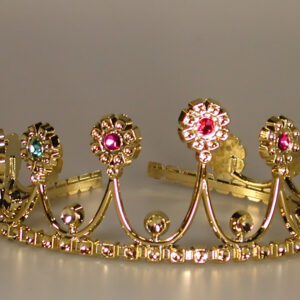 Diadem in Gold mit Steinen