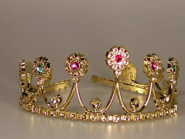 Diadem in Gold mit Steinen