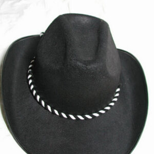Cowboyhut, schwarz