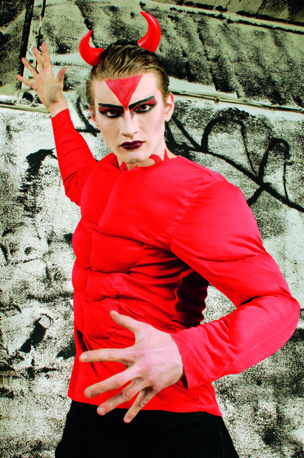 Muskelbody Mephisto rot