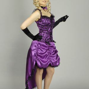 Kostüm Saloongirl - Kostüm und Hut - Gr.44-46
