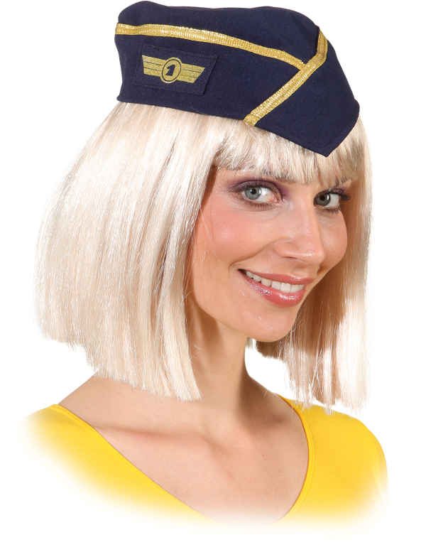 Mütze Stewardess Gr./KW: Einheitsgr.