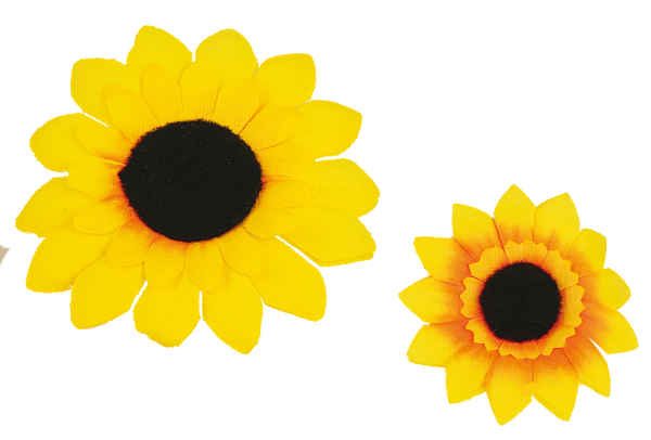 Ansteck Sonnenblume 10cm (m. Anstecknadel)