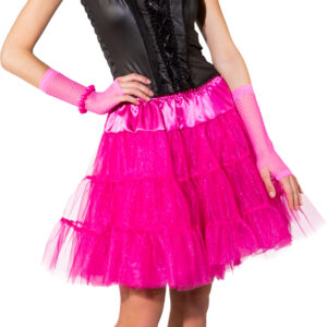 Pettiskirt neonpink (3-lagig) Gr. L/XL