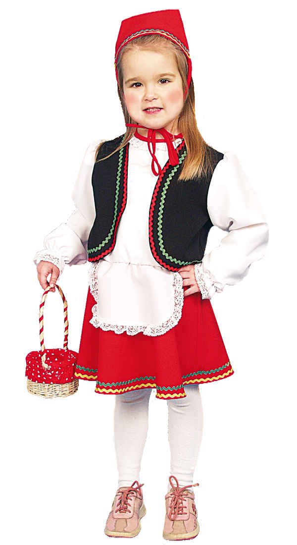 Rotkäppchen (Kleid,Kappe) Gr./KW: 116/128