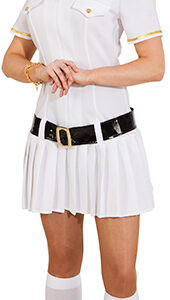Captain Woman, weiß (Kleid, Gürtel) Gr.40