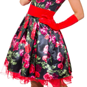 Kleid Blumen 50er (Kleid m. Petticoat) Gr. 38