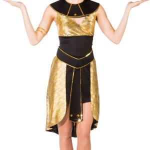 Ägypterin (Kleid m. Kragen, Gürtel) Gr. 42/44