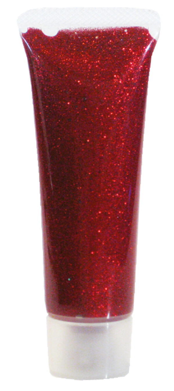 Glitzer-Gel Rot-Juwel, 18ml, holographischer Glitzer