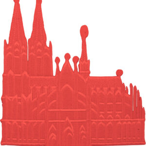 Aufbügler Kölner Dom rot