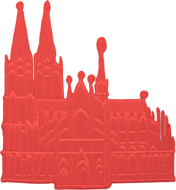 Aufbügler Kölner Dom rot