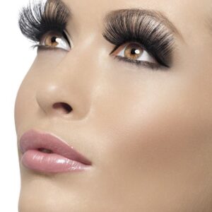 Eyelashes, Black, 60's Style, Long