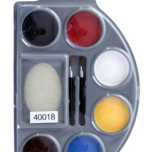 Schminkpalette 6 Farben Pinsel