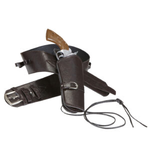 Westernpistolenhalter Holster für eine Pistole braun