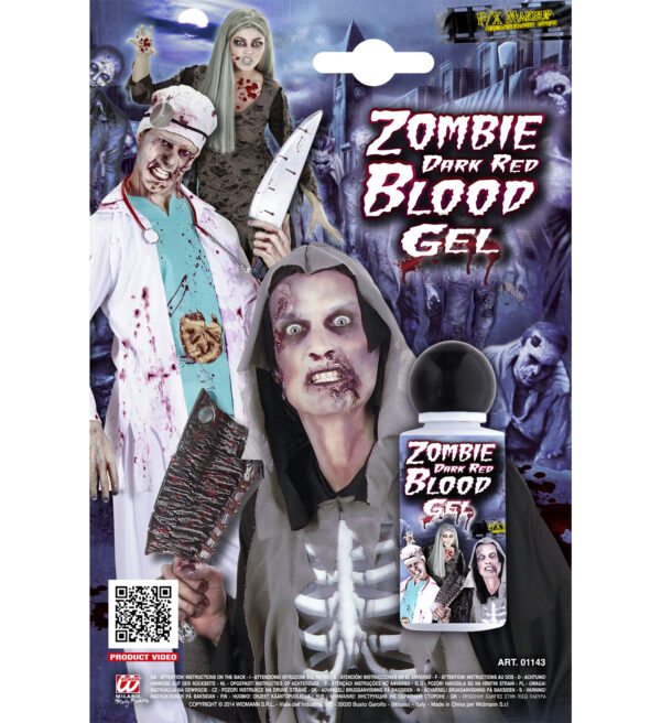Zombieblut als Gel dunkelrot 48 ml – Bild 2