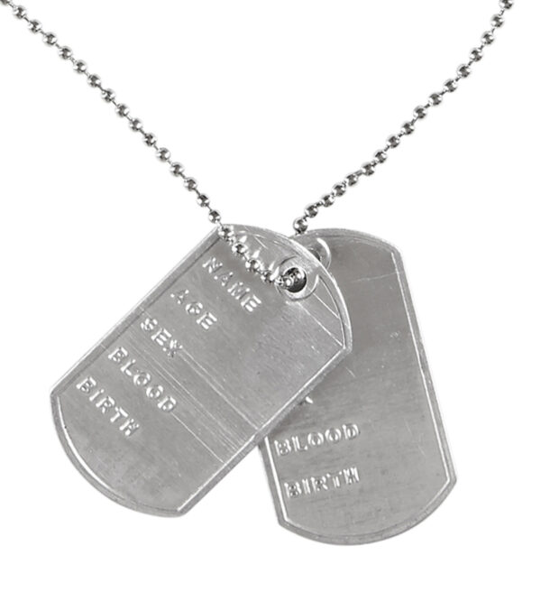 Armee Kette Hundemarke Dog Tag