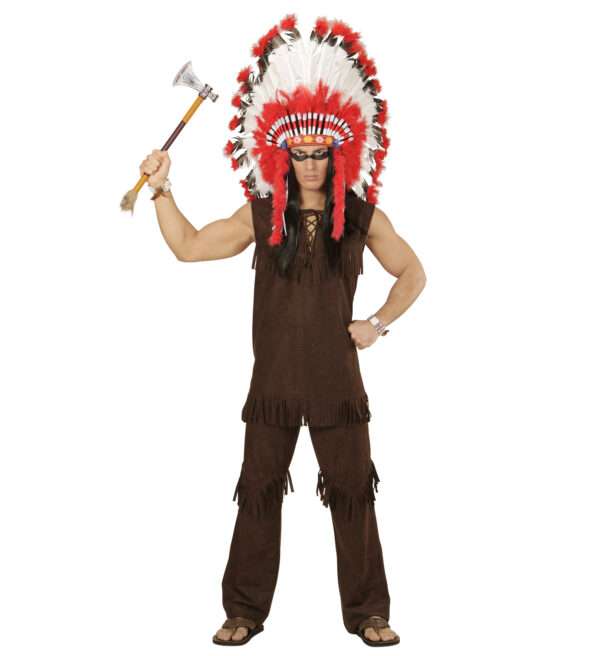 Kostüm Indianer kurze Arme Gr.M