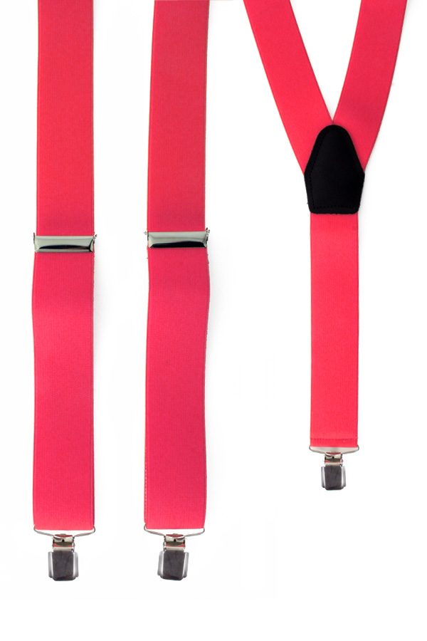 Bretels fluor pink