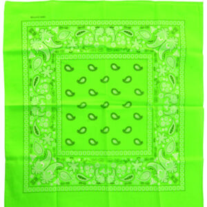 Kopftuch Bandana neongrün