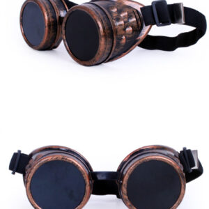 Brille Steampunk kupfer