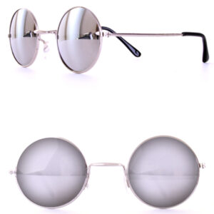 Lennon Brille Spiegelglas silber