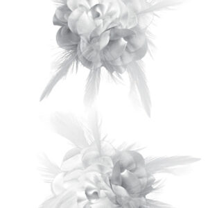 Haarspange Blume weiß