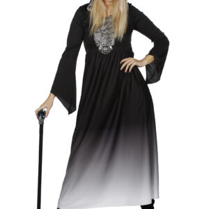 Damen Halloweenkleid mit Kapuze Gr. 44