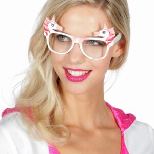 Brille Einhorn rosa