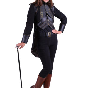 Damenjacke Steampunk Eulalia schwarz Gr. M