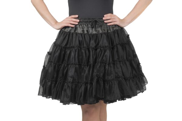 Petticoat 3lagig schwarz