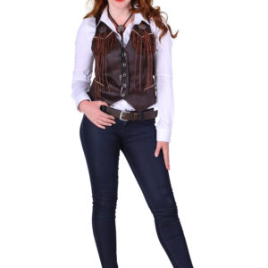 Damen Cowboy-Weste Gr. L