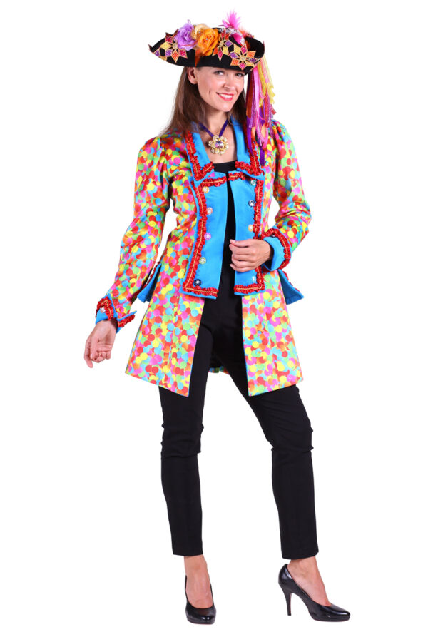 Damenjacke Velvet Carnevale Confetti Gr. XS