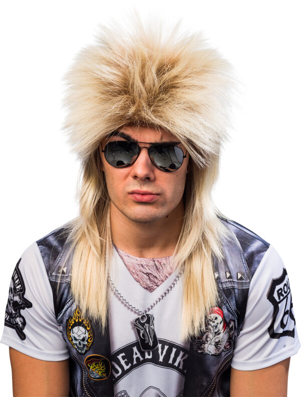 Perücke Hard Rock blond