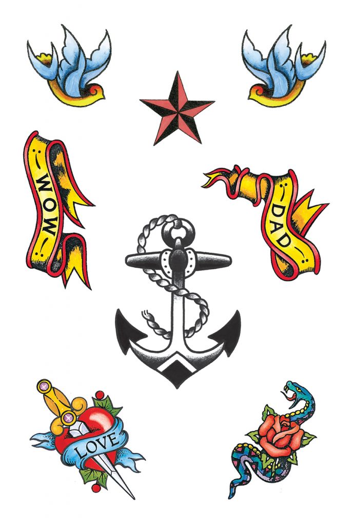 Tattoos Seefahrer Kölner Kostümkiste