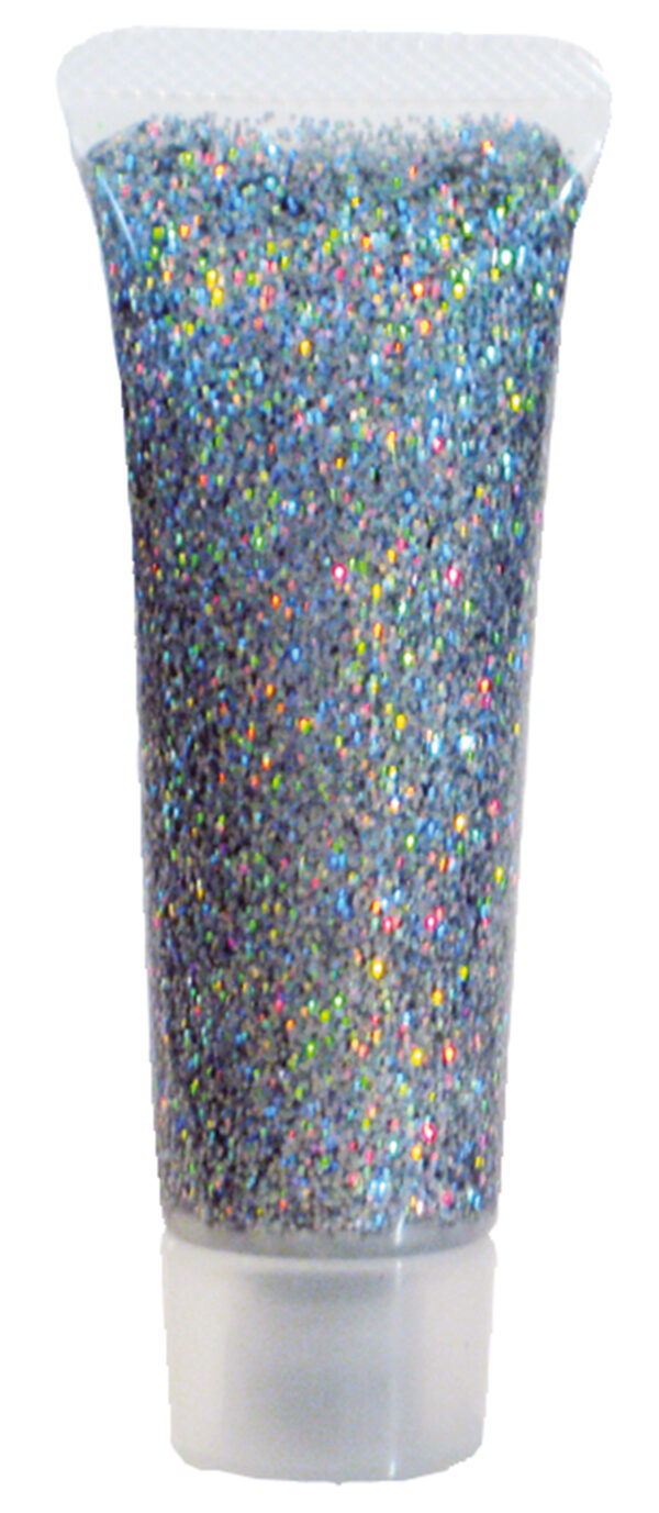 Glitzer-Gel Silber-Juwel, 18ml, holographischer Glitzer